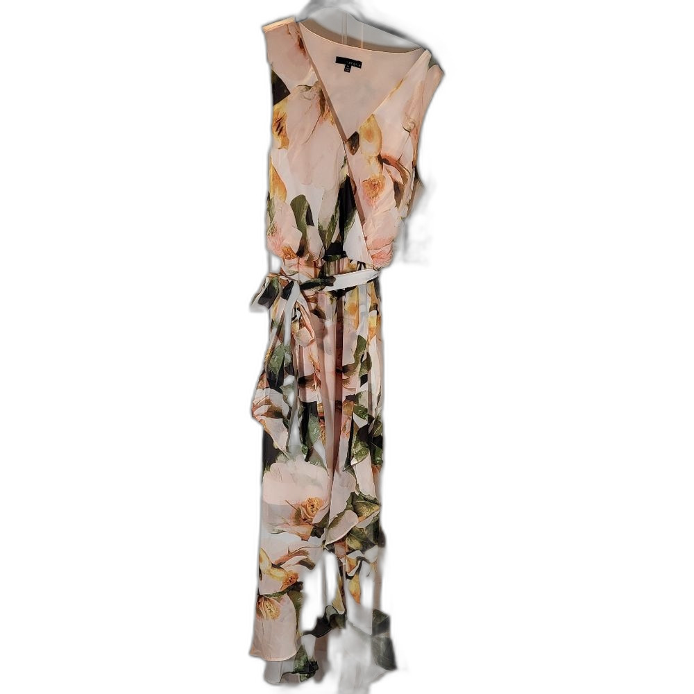 NEW Sleeveless Wrap Look Maxi Dress by Sangria - Size16